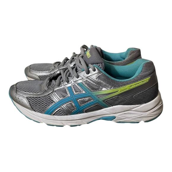 ASIC Gel Contend 4 Womens Running Sneakers Size 8.5 Silver - Picture 3 of 7